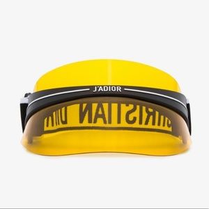 Dior1 Yellow Visor